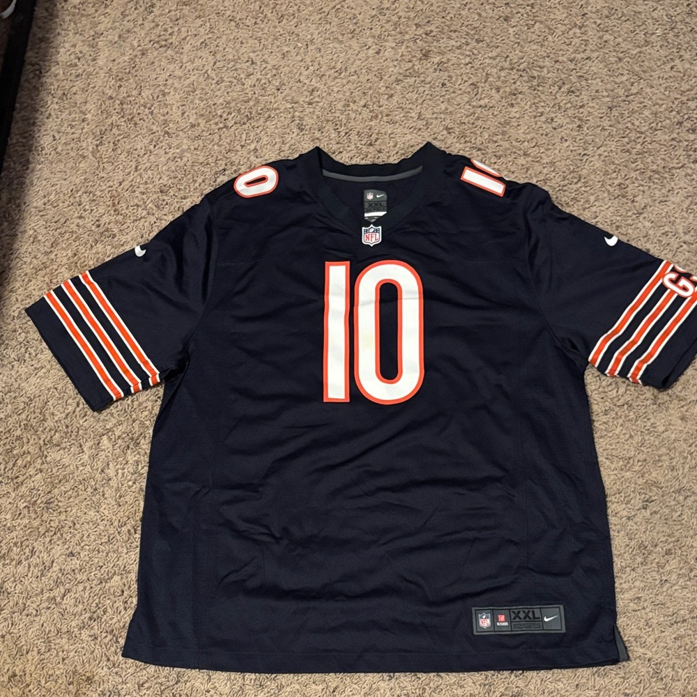 Nike NFL Chicago Bears Dark Blue On-Field Jersey